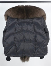 Načítať obrázok do zobrazovača galérie, Dámska páperová oversize bunda s pravou kožušinou "ARIA" Clothing Topkozuchy.sk