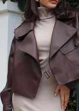 Načítať obrázok do zobrazovača galérie, Dámska štýlová pravá kožená bunda "AUSTIN" Dámska kožená bunda Topkozuchy.sk