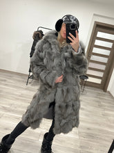 Načítať obrázok do zobrazovača galérie, Dámsky pravý oversize kožuch z líšky "GIOVANY" Dámsky kabát s pravou kožušinou Topkozuchy.sk