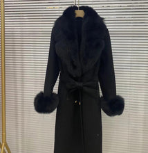 Načítať obrázok do zobrazovača galérie, Dámsky kabat z vlny a kašmíru “PIECE” Topkožuchy.sk