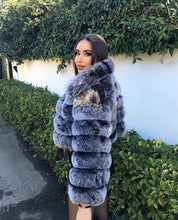 Načítať obrázok do zobrazovača galérie, Dámsky pravý kožuch z polárnej líšky na zips COCO Dámsky kožuch z líšky Topkozuchy.sk