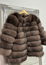 Načítať obrázok do zobrazovača galérie, Dámsky 4v1 pravý kožuch/vesta z líšky - hodinkové rukávy "FUTURE" Dámsky pravy kožuch z líšky Topkozuchy.sk