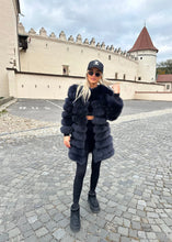 Načítať obrázok do zobrazovača galérie, Dámsky 4v1 pravý kožuch/vesta z líšky - hodinkové rukávy "FUTURE" Dámsky pravy kožuch z líšky Topkozuchy.sk