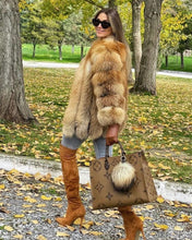 Načítať obrázok do zobrazovača galérie, Dámsky hustý luxusný pravý kožuch z líšky "LEILA" Dámsky pravy kožuch z líšky Topkozuchy.sk