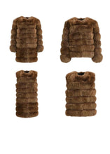 Načítať obrázok do zobrazovača galérie, Exkluzívny 4v1 pravý kožuch/vesta z líšky "FUTURE" Dámsky pravy kožuch z líšky Topkozuchy.sk