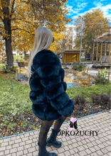Načítať obrázok do zobrazovača galérie, Dámsky pravý kožuch z polárnej líšky GLOW Clothing Topkozuchy.sk