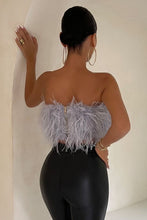 Načítať obrázok do zobrazovača galérie, Dámsky sexi top z pravého peria JLO Clothing Topkozuchy.sk