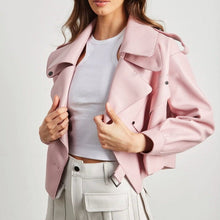 Načítať obrázok do zobrazovača galérie, Dámska štýlová pravá kožená bunda AUSTIN Dámska kožená bunda Topkozuchy.sk