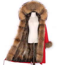 Načítať obrázok do zobrazovača galérie, Dámska nepremokavá dlhá párka s pravou kožušinou VISION Topkožuchy.sk