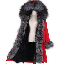 Načítať obrázok do zobrazovača galérie, Dámska nepremokavá dlhá párka s pravou kožušinou VISION Topkožuchy.sk