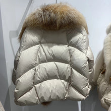Načítať obrázok do zobrazovača galérie, Dámska páperová bunda s pravou kožušinou ARIA Topkožuchy.sk