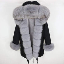Načítať obrázok do zobrazovača galérie, Dámska zimná nepremokavá párka s pravou kožušinou EMILY Dámska parka Topkozuchy.sk