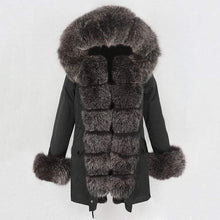 Načítať obrázok do zobrazovača galérie, Dámska zimná nepremokavá párka s pravou kožušinou EMILY Dámska parka Topkozuchy.sk