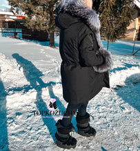 Načítať obrázok do zobrazovača galérie, Dámska zimná nepremokavá párka s pravou kožušinou EMILY Dámska parka Topkozuchy.sk