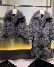 Načítať obrázok do zobrazovača galérie, Dámsky pravý kožuch z líšky GIOVANY Dámsky kabát s pravou kožušinou Topkozuchy.sk