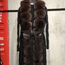 Načítať obrázok do zobrazovača galérie, Dámsky kardigán s bohatým golierom s pravou kožušinou HIGHLY Dámsky kardigán s pravou kožušinou Topkozuchy.sk