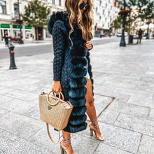 Načítať obrázok do zobrazovača galérie, Dámsky kardigán s bohatým golierom s pravou kožušinou HIGHLY Dámsky kardigán s pravou kožušinou Topkozuchy.sk