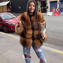 Načítať obrázok do zobrazovača galérie, Exkluzívny pravý kožuch z mývala FLOWER Dámsky kožuch myval Topkozuchy.sk