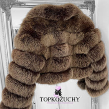 Načítať obrázok do zobrazovača galérie, Dámsky pravý kožuch z polárnej líšky na zips COCO Dámsky kožuch z líšky Topkozuchy.sk