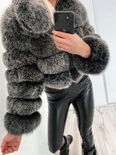 Načítať obrázok do zobrazovača galérie, Dámsky pravý kožuch z polárnej líšky na zips COCO Dámsky kožuch z líšky Topkozuchy.sk