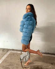 Načítať obrázok do zobrazovača galérie, Dámsky pravý kožuch z polárnej líšky na zips COCO Dámsky kožuch z líšky Topkozuchy.sk