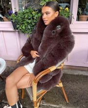 Načítať obrázok do zobrazovača galérie, Dámsky luxusný pravý kožuch z líšky PARIS Topkozuchy.sk