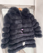 Načítať obrázok do zobrazovača galérie, Dámsky pravý kožuch z líšky s kapucňou 6v1 HOOODY Topkozuchy.sk