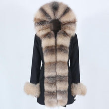 Načítať obrázok do zobrazovača galérie, športová bunda s pravou kožušinou