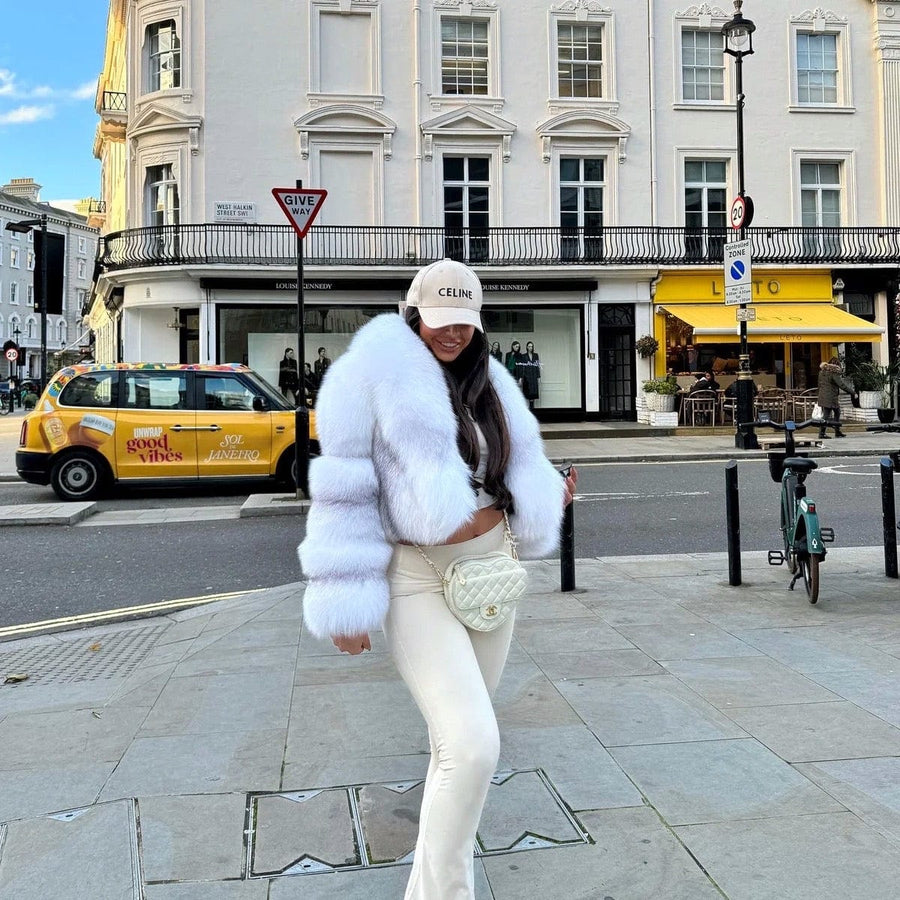 Dámsky luxusný kožuch z líšky "SERENA" Clothing Topkozuchy.sk