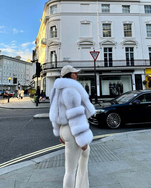 Dámsky luxusný kožuch z líšky "SERENA" Clothing Topkozuchy.sk