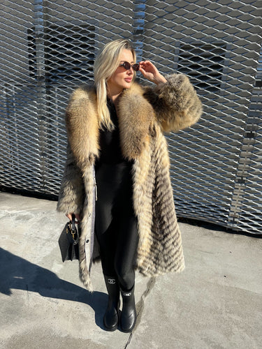 Dámsky luxusný kozuch z polárnej líšky “JOY” Clothing Topkozuchy.sk