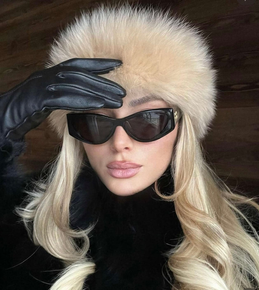 Kožušinová čelenka z líšky CELINES, foto 2