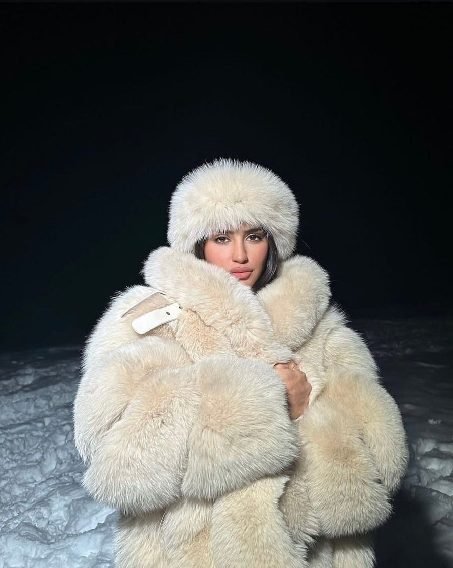 Kožušinová čelenka z líšky CELINES, foto 8