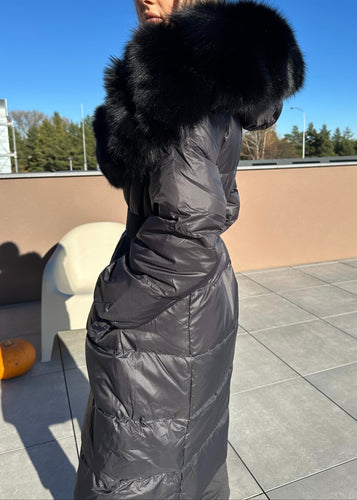 Dámska páperová bunda “FURLA” Damska dlha paperova bunda Topkozuchy.sk