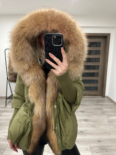 Dámska páperová zimná bunda s kapucňou “ARIANA” Topkozuchy.sk