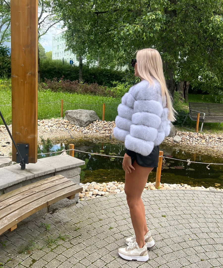 Dámsky pravý kožuch z líšky SWEETGIRL Dámsky kožuch líška Topkozuchy.sk