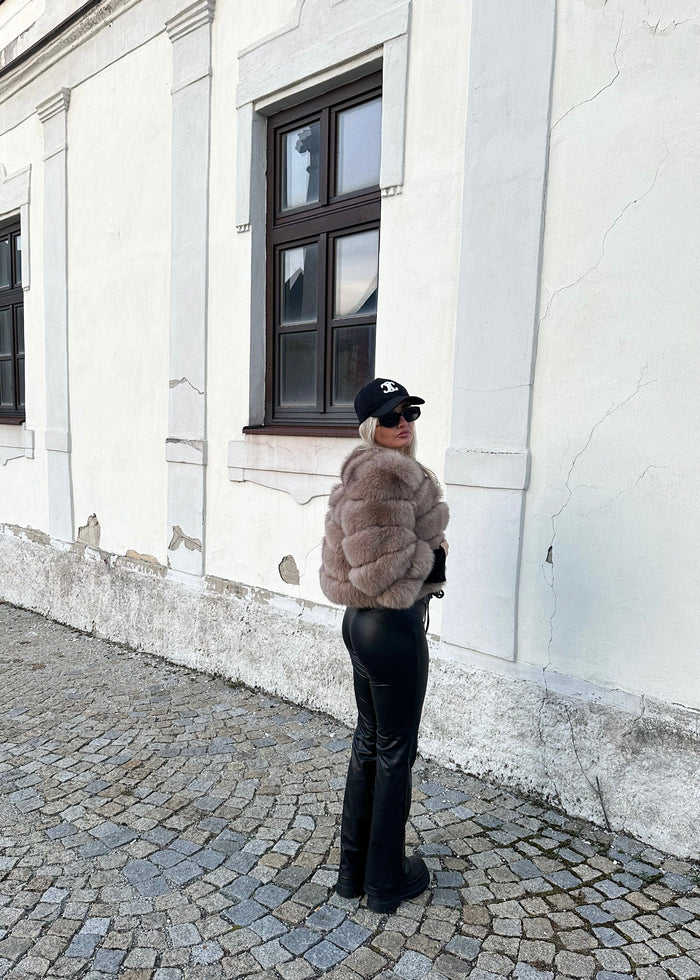 Dámsky pravý kožuch z líšky "SWEETGIRL" Dámsky kožuch líška Topkozuchy.sk
