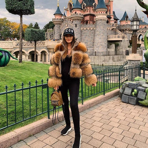 Dámsky pravý kožuch mýval "LUXURY" Dámsky kožuch myval Topkozuchy.sk