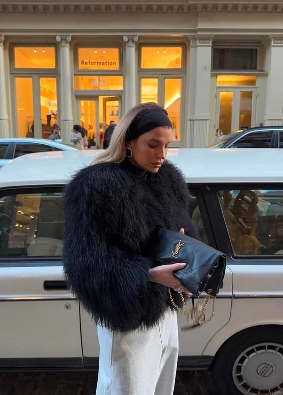 Mongolský krátky kožuch “CLOE” damsky mongolsky kožuch Topkozuchy.sk