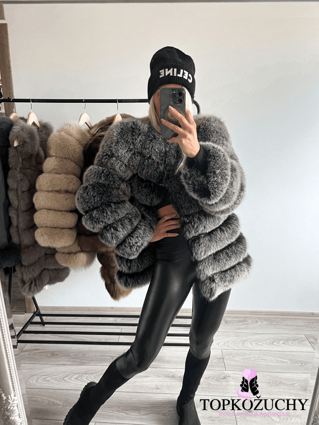 Dámsky pravý kožuch 4v1 “FUTURE” Topkožuchy.sk