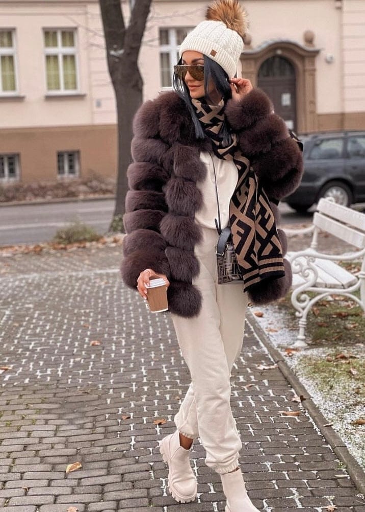 Dámsky pravý kožuch vesta 2v1 “AMFISA” Topkozuchy.sk