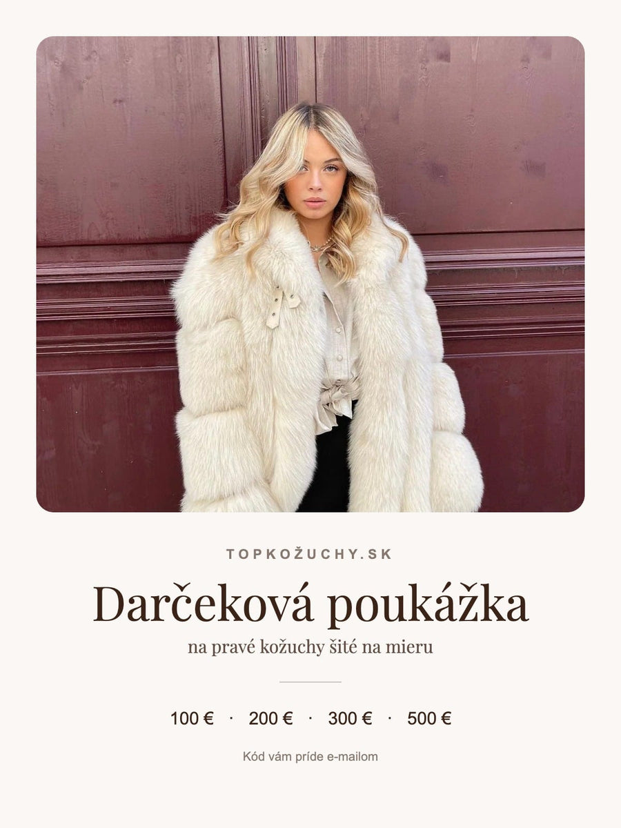 Darčeková poukážka Darčeková poukážka Topkožuchy.sk