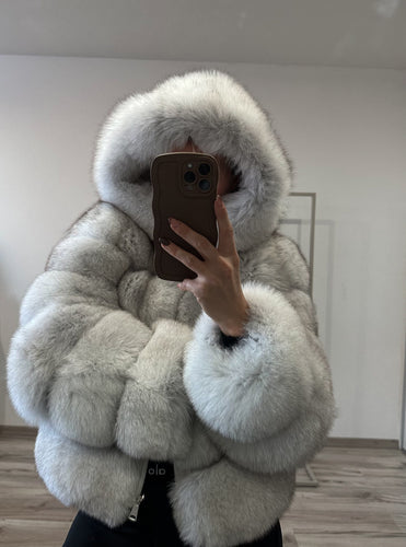 Krátky luxusný pravý kožuch “MARBELA” Topkožuchy.sk