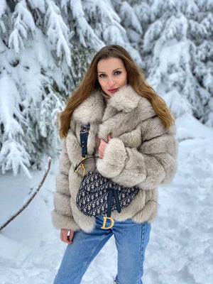 Luxusný kožuch z líšky BAKARAT, foto 5