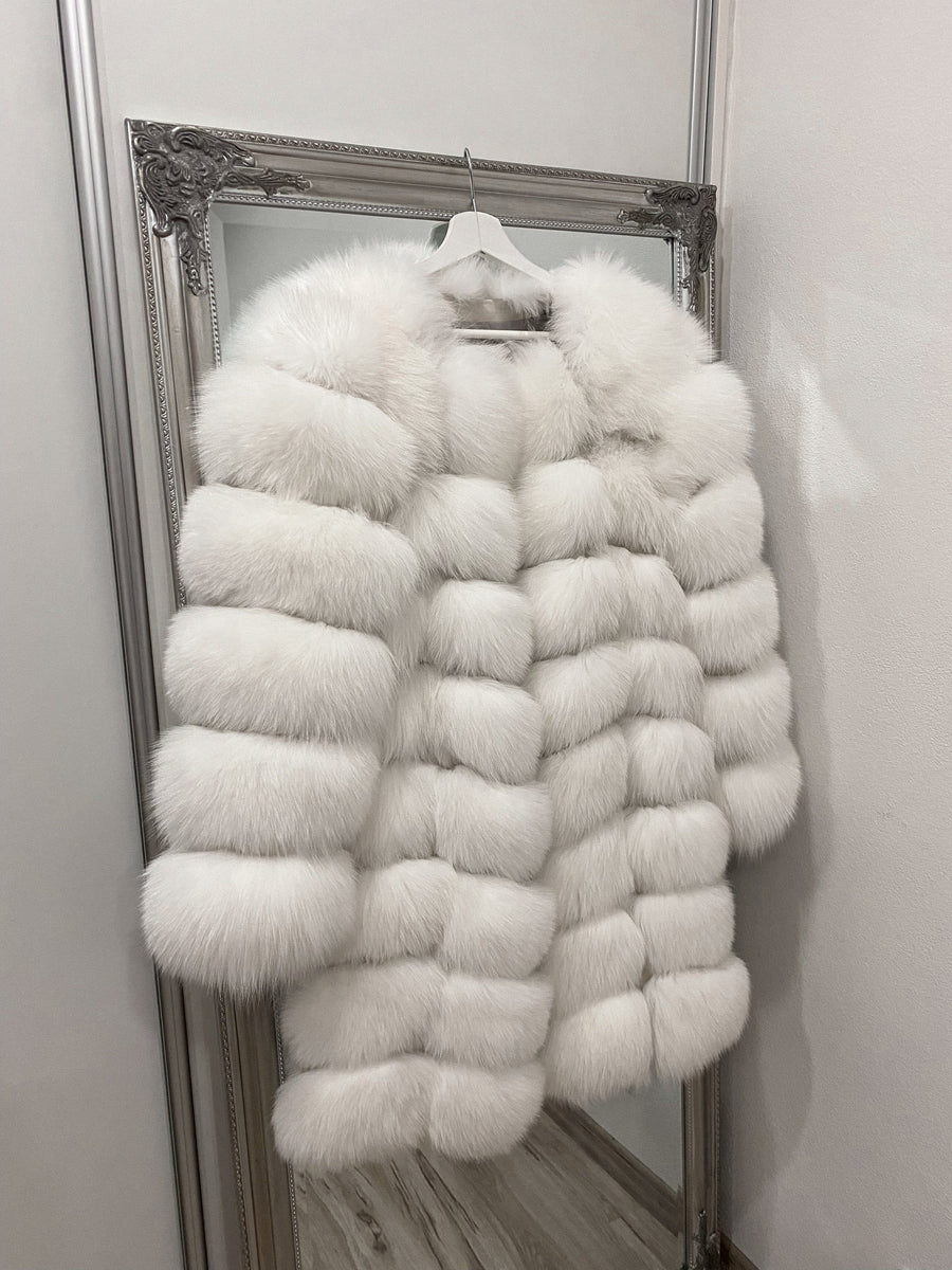 Dámsky exkluzívny 2v1 kožuch/vesta z pravej kožušiny z líšky BONJOUR Clothing Topkozuchy.sk
