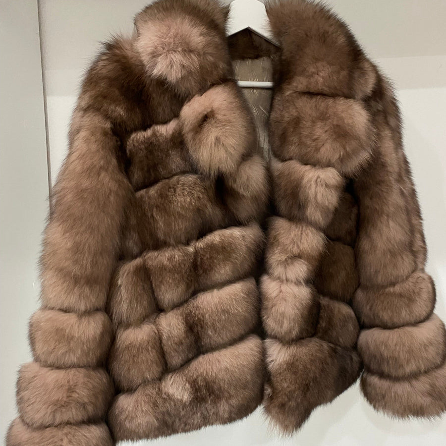 Dámsky luxusný pravý kožuch z líšky CHARLOTE Clothing Topkozuchy.sk