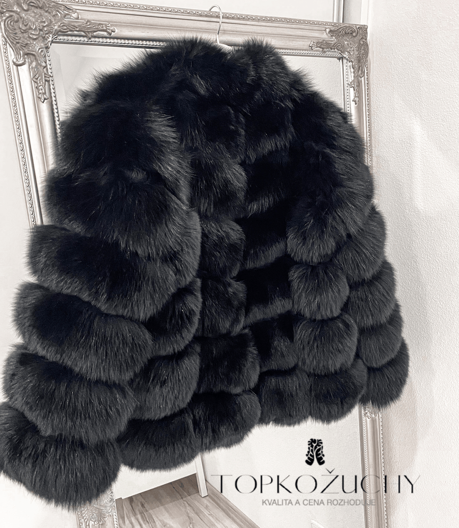 Dámsky pravý hustý kožuch EXCLUSIVE Clothing Topkozuchy.sk