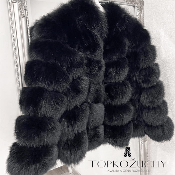 Dámsky pravý hustý kožuch EXCLUSIVE Clothing Topkozuchy.sk