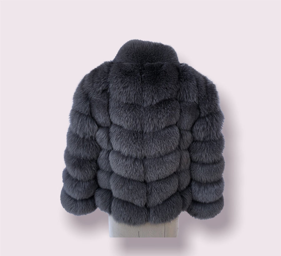 Dámsky pravý hustý kožuch EXCLUSIVE Clothing Topkozuchy.sk