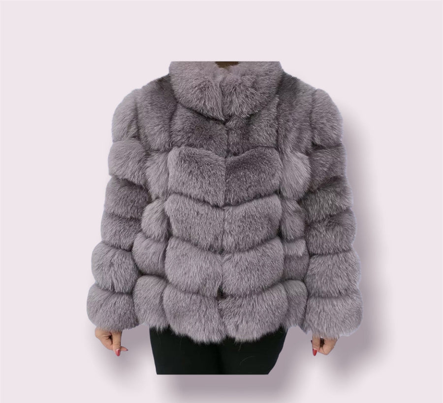 Dámsky pravý hustý kožuch EXCLUSIVE Clothing Topkozuchy.sk